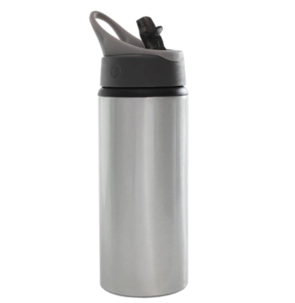 Squeeze Garrafa Sporte Bico Retratil Metalica - Imagem 2