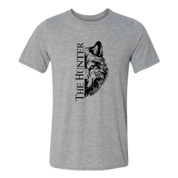 Camiseta poliéster cinza mescla
