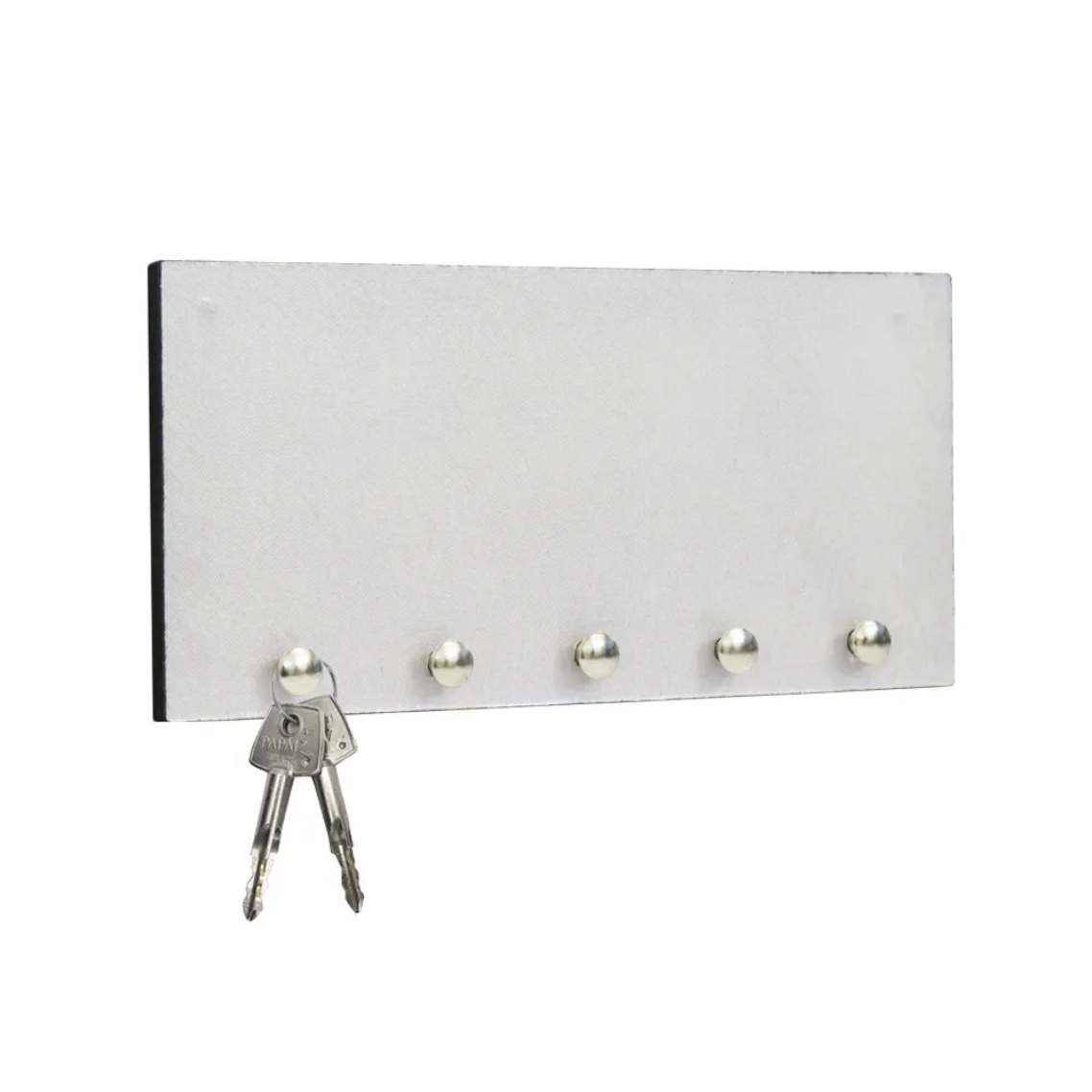 Porta chaves de MDF com Tecido Brilho de 6mm
